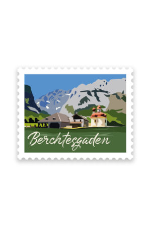 Berghammer_briefmarken_aufkleber_Berchtesgaden_sticker_quer