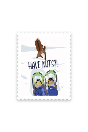 Berghammer_briefmarken_aufkleber_Schneeschuhwandern_sticker_hoch