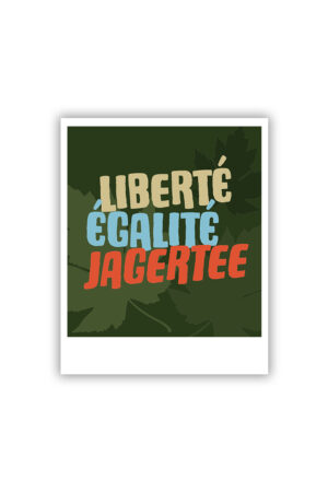 Liberté Égalité Jagertee Postkarte