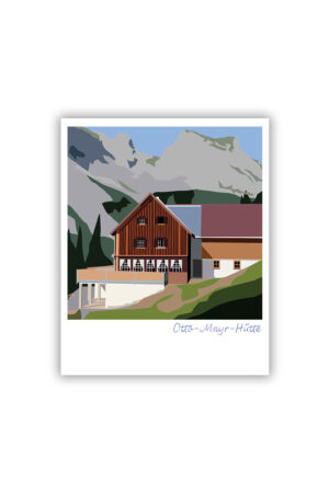 Otto-Mayr-Hütte Postkarte