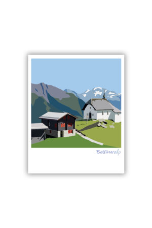 Bettmeralp Postkarte